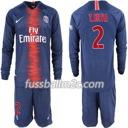 Fußballtrikots Paris Saint-Germain T. Silva 2 Kinder Heim Trikotsatz 2018-2019 Langarm Fußballtrikots Paris Saint-Germain T. Silva 2 Kinder Heim Trikotsatz 2018-2019 Langarm